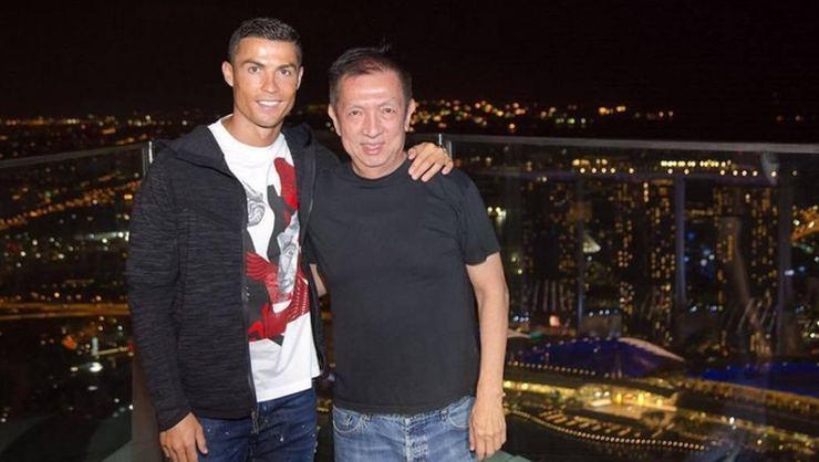 Cristiano Ronaldo And Peter Lim 